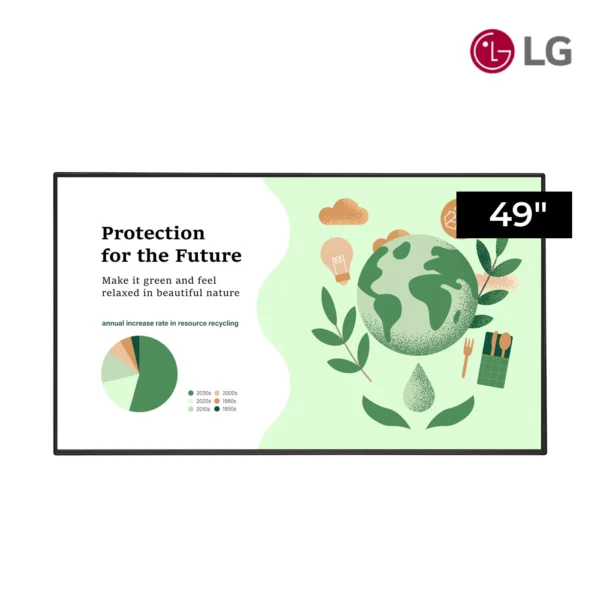 Pantalla de Publicidad LG 49UM5N-E 49" UHD 500 nits