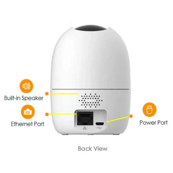 Cámara de Seguridad IMOU Ranger 2 WIFI 2K + 4MP PT 360 interior Detección de movimiento - Imagen 2