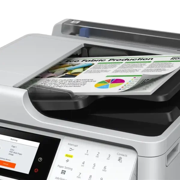 Impresora Multifuncional Epson Pro WF-C5890 Imprime Copia Escáner ADF Fax USB Wi-Fi - Imagen 3