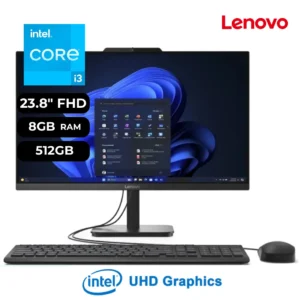 All in One Lenovo V100 Intel Core i3-N305 8GB RAM 512GB SSD 23.8" FHD IPS