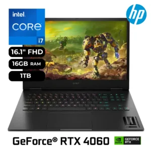 Laptop Gamer HP Omen 16-WD0073DX Intel Core i7-13620H 16GB RAM 1TB SSD RTX 4060 8GB 16.1" FHD IPS 165Hz
