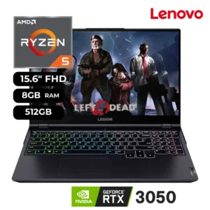 Laptop Gamer Lenovo 5 15ACH6 Ryzen 5 5600H 8GB RAM 512GB SSD RTX 3050 15.6" FHD