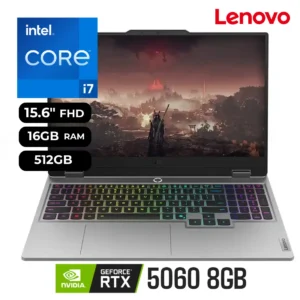 Laptop Gamer Lenovo LOQ 15IRX10 Intel Core i7-13650HX 16GB RAM 512GB SSD RTX 5060 8GB 15.6" FHD 144Hz