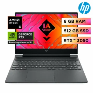 producto Laptop Gaming HP Victus 15-FB2002LA Ryzen 5 8645HS 8GB RAM 512GB SSD RTX 3050 6GB 15.6" FHD