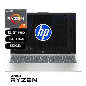 Laptop HP 15-FC0012LA Ryzen 7 7730U 16GB RAM 512GB SSD 15.6" FHD