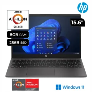 Laptop HP 255 G10 Athlon 7120U 8GB RAM 256GB SSD 15.6" HD