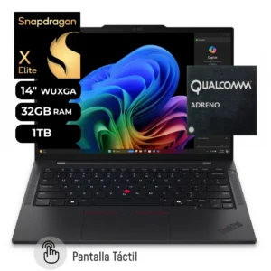 Laptop Lenovo ThinkPad T14 GEN 6 Snapdragon X Elite Qualcom 32gb RAM 512GB SSD 14" TouchScreen