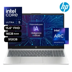 laptop Laptop HP 15-FD1251LA Intel Core Ultra 5 16GB RAM 512GB SSD 15.6" FHD