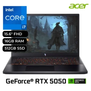 Laptop Acer Nitro 5 V ANV15-52-71JV Intel Core i7-13620H 16GB RAM 512GB SSD RTX 5050 6GB 15.6" FHD