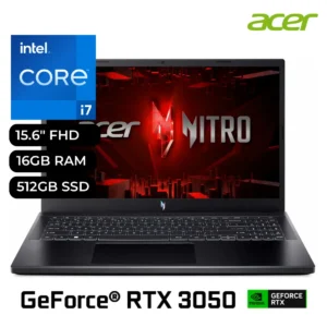 Laptop Acer Nitro V15 ANV15-51-7353 Intel Core i7-13620H 16GB RAM 512GB SSD RTX 3050 6GB 15.6" FHD 144Hz