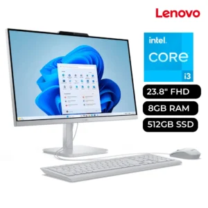 All in One Lenovo AIO IdeaCentre A100 Intel Core i3 N305 8GB RAM 512GB SSD 24" FHD