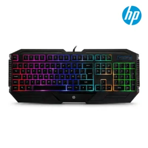 Teclado Gamer HP RGB K110 Membrana RGB Negro USB