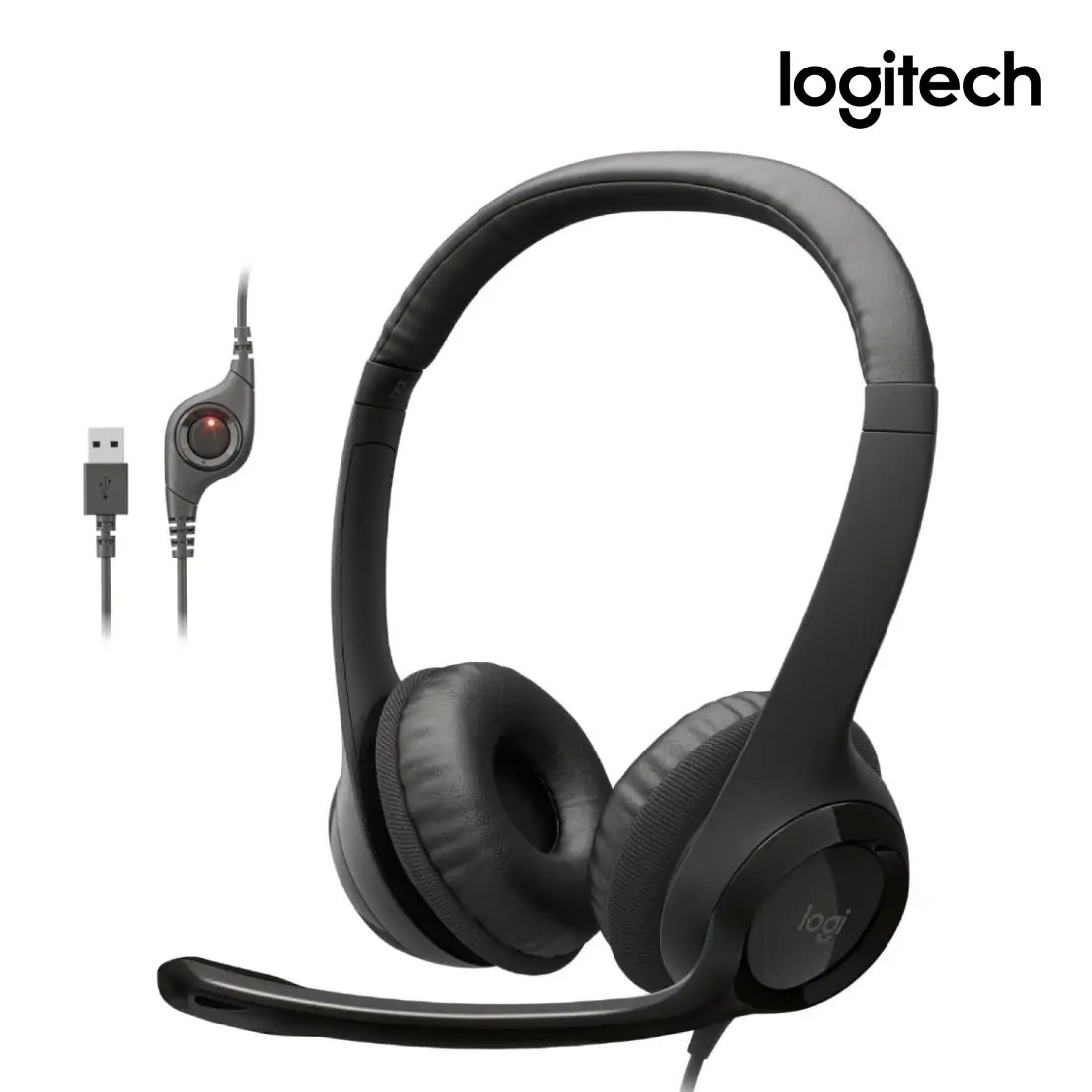 Audífonos Logitech H390 USB Micrófono PC Laptop